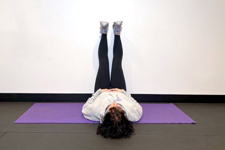 Get Instant Stress Relief With This Wall Stretch You Can Do Almost