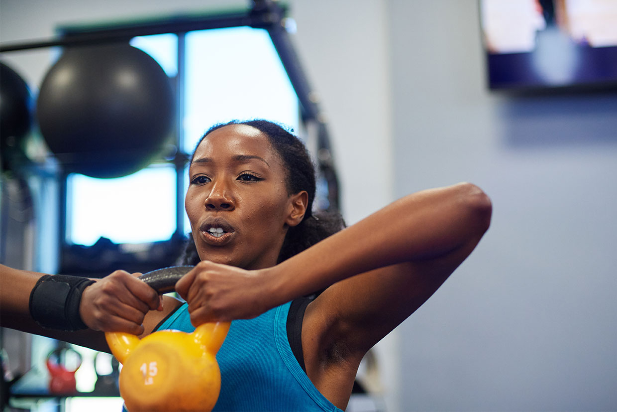 Swing Into 30-Minute Full-Body Kettlebell Workout