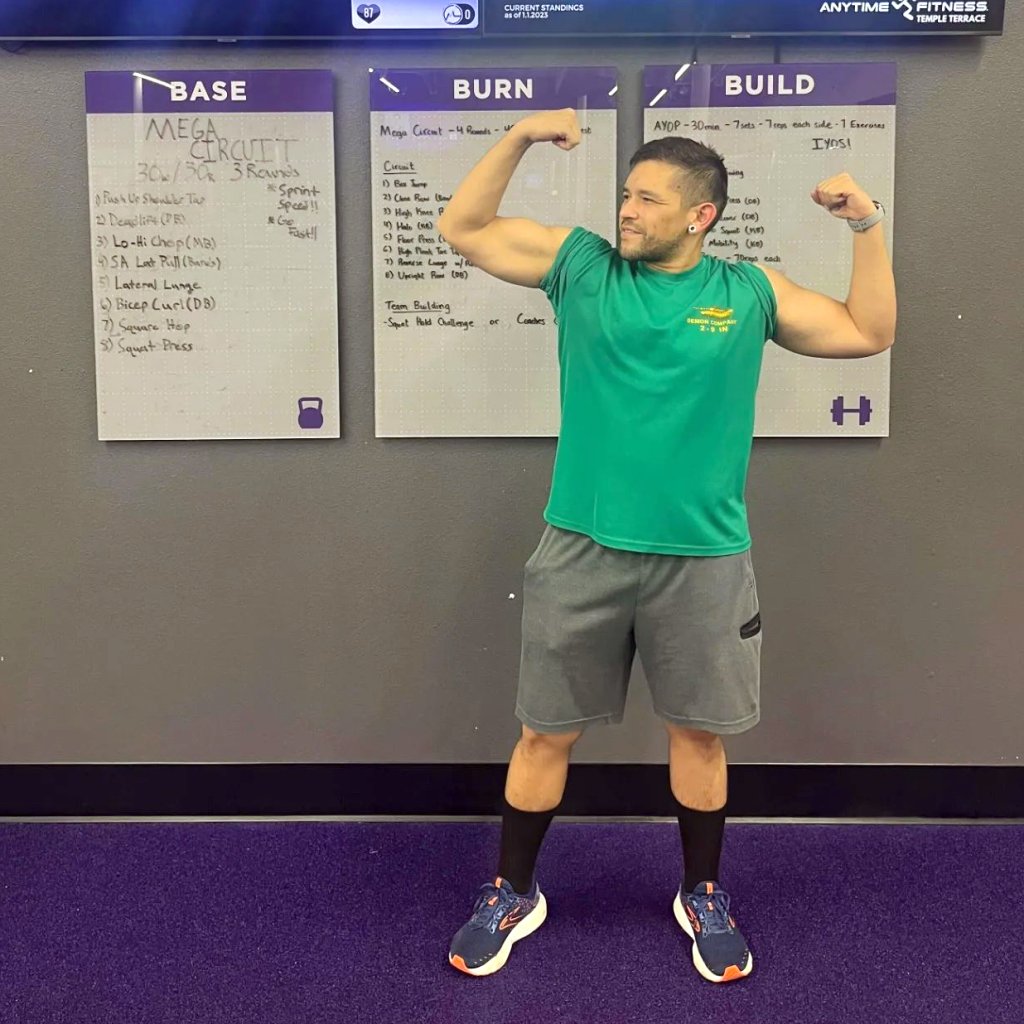 Snapshot of Luis after his weight loss journey.