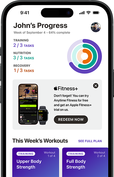 Fitness Redefined: Try Anytime Fitness & Apple Fitness+ For Free