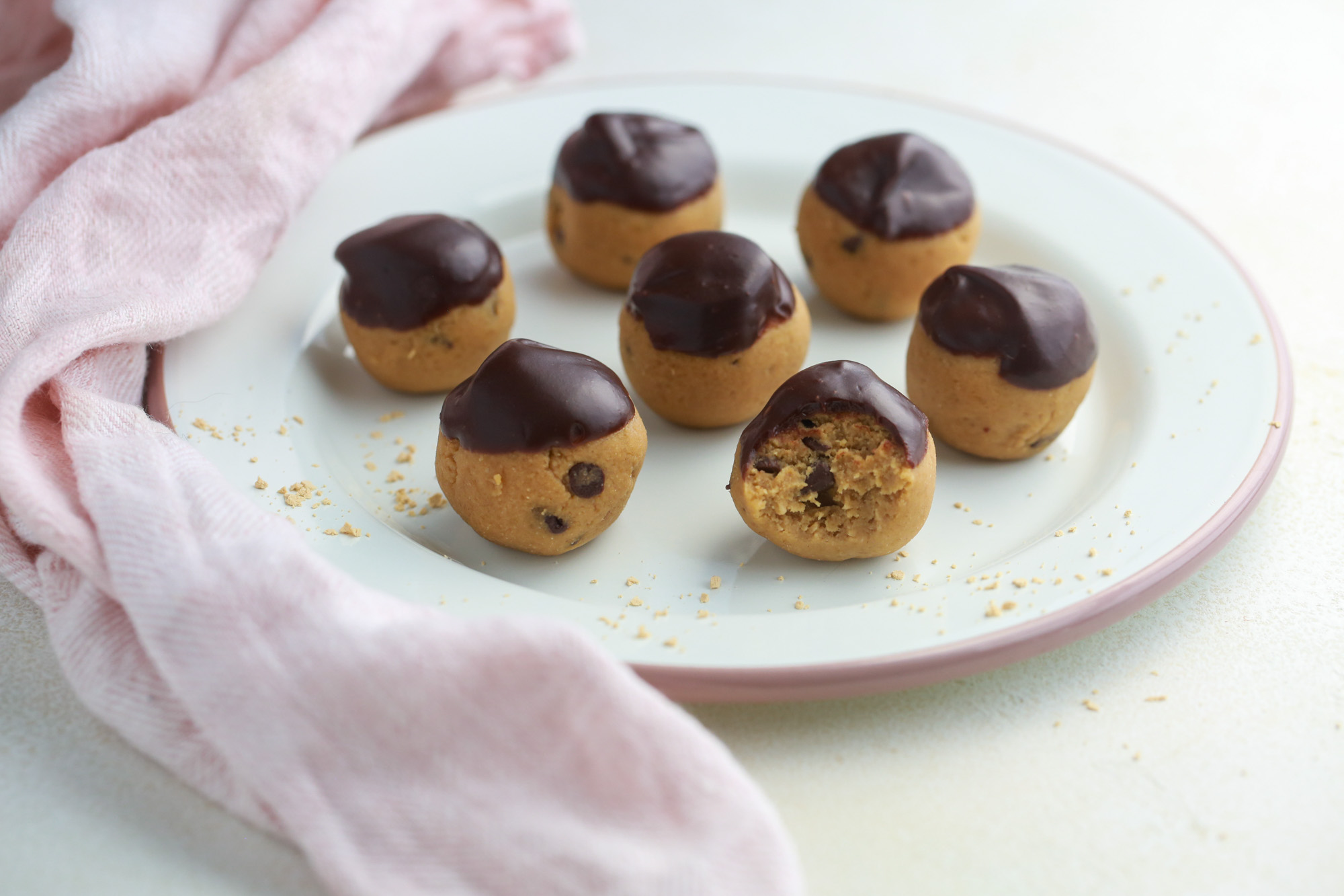 Chocolate Chip Cookie Dough Truffles