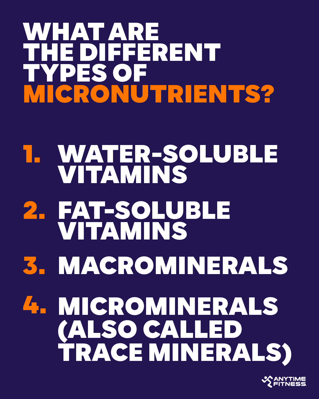 An infographic from Anytime Fitness titled
